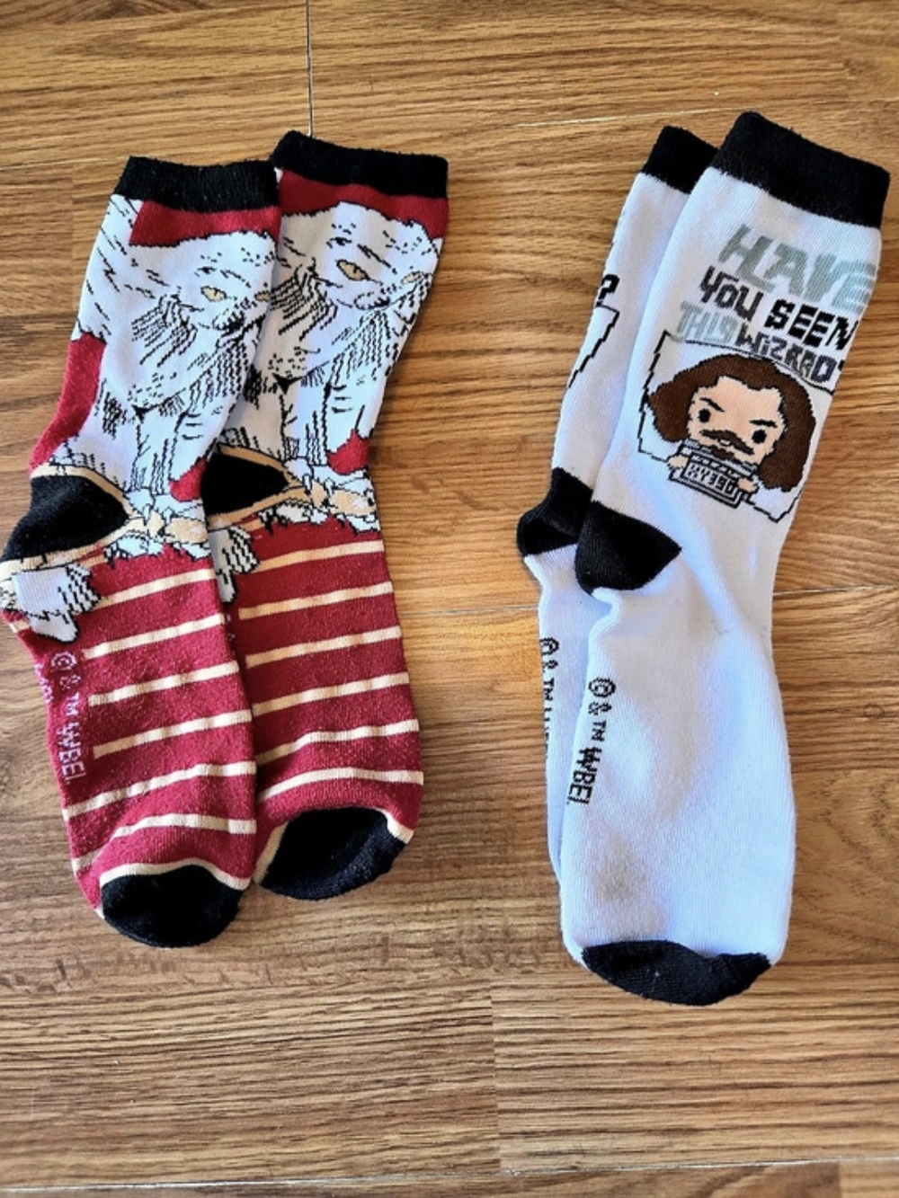 Harry Potter Sirius Black 'Have You Seen This Wizard' Wanted Poster Crew Socks